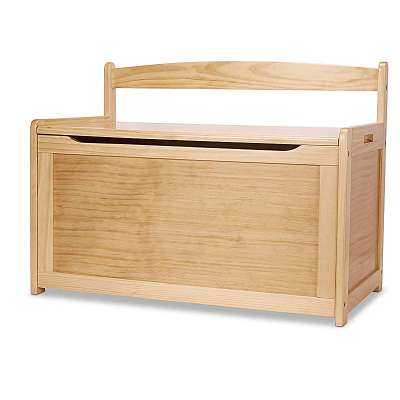 Customized large solid wooden toy boxes with lid for bedroom living-room  storage toys